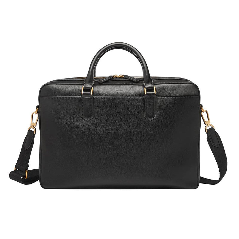 Fossil Asher Leather Briefcase Messenger Bag for Men MBG9614001