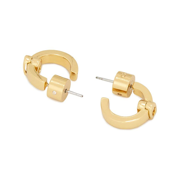 Coach Gold-Tone Logo Stud Earrings 560724 GLD 710