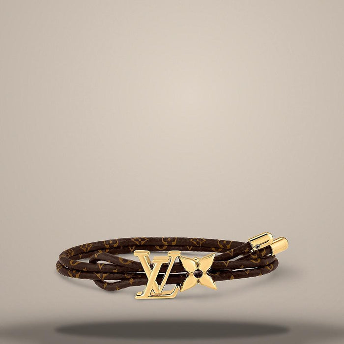Louis Vuitton LV Bloom Bracelet Gold-Tone Metal