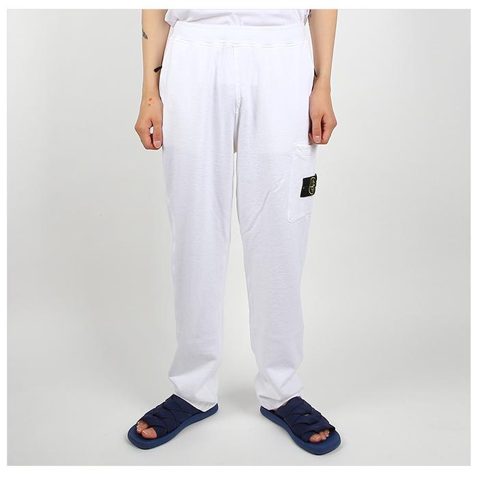STONE ISLAND Cotton Straight Sweatpants Joggers Black Men’s Pants