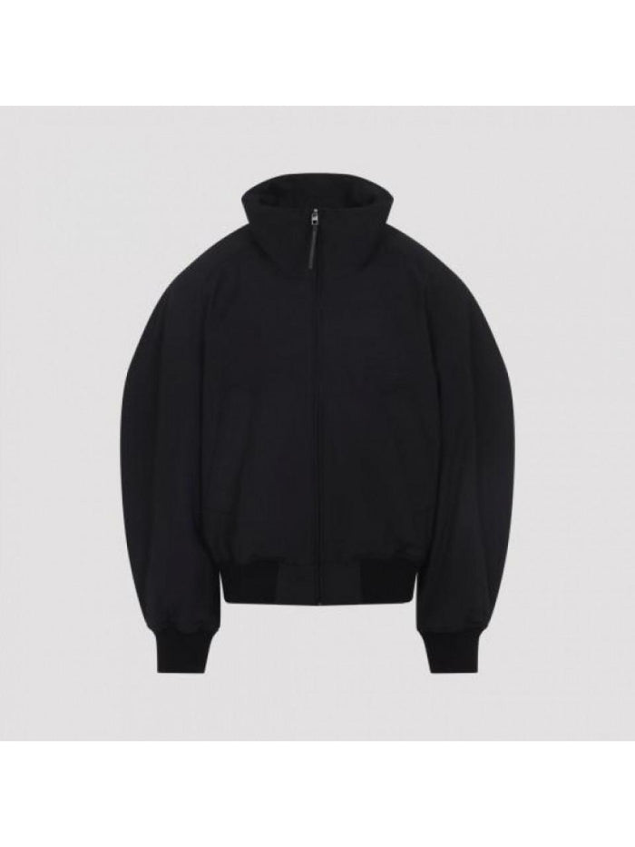 JACQUEMUS Men's Aero Black Bomber Jacket OUM00123 AW00239