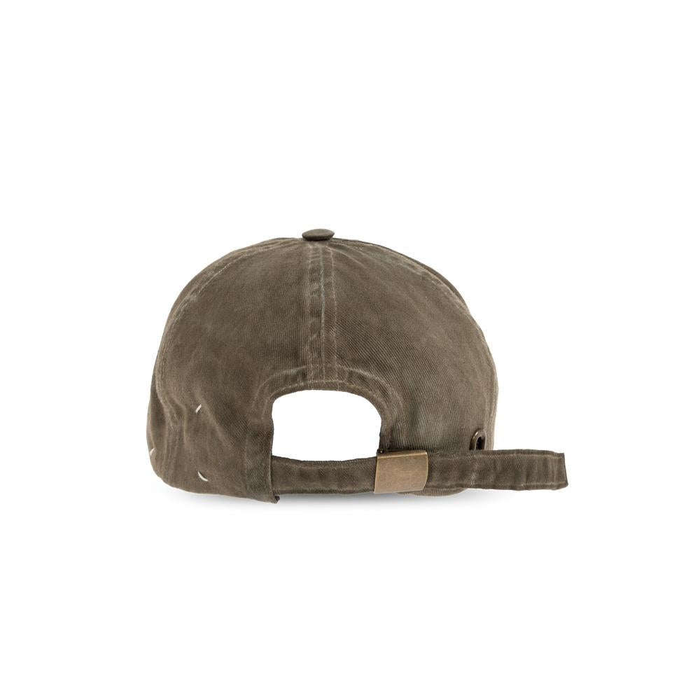 Maison Margiela Cotton Baseball Cap Unisex Black