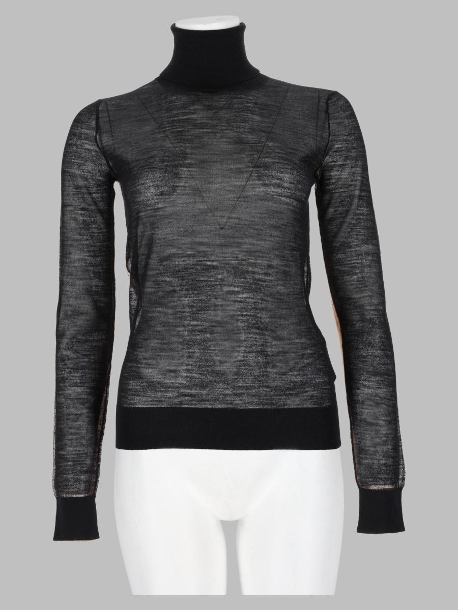 Maison Margiela Wool Turtleneck Sweater Women’s Black