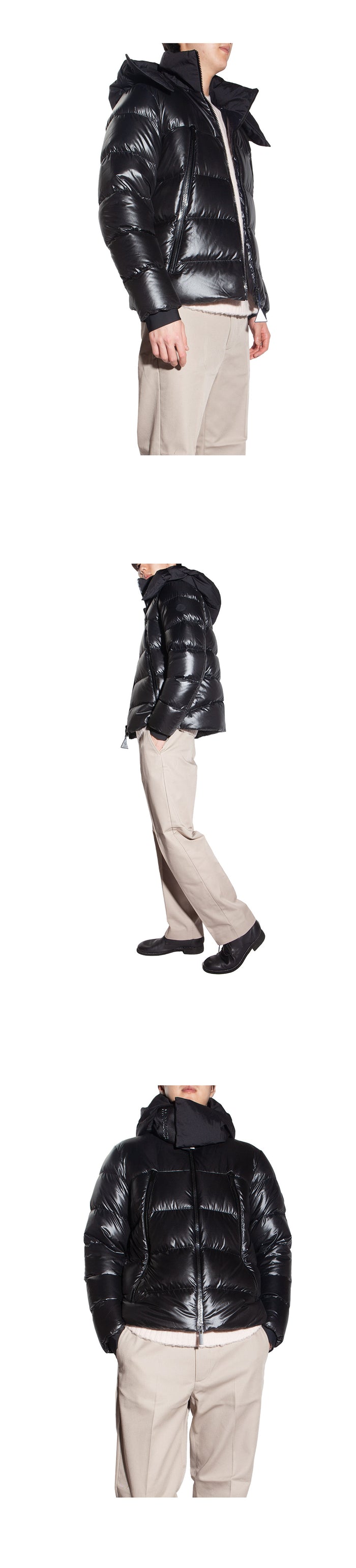 Moncler Men's Ripstop Hooded Down Jacket 1A00197 595OK 999