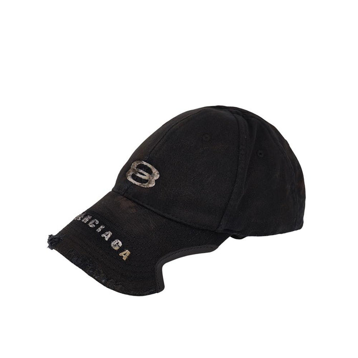 BALENCIAGA Unity Sports Icon Baseball Cap Navy Cotton