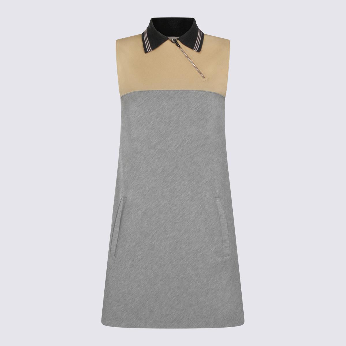 Miu Miu Short Sleeve Mini Dress SS26 Black White