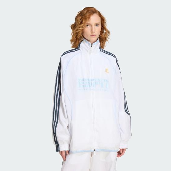 Adidas Women’s Lightweight Zip-Up Jacket KC6396 White DOM