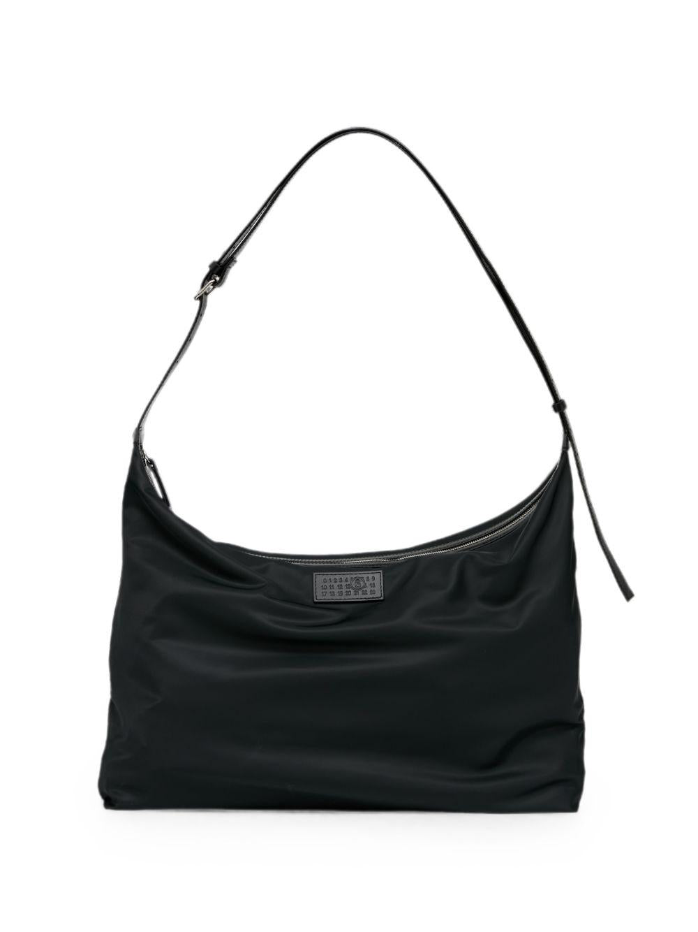 Maison Margiela Black Leather Shoulder Crossbody Bag
