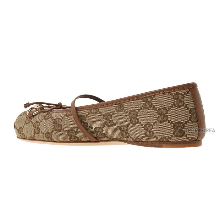 GUCCI Women’s Horsebit Leather Flat Shoes 814321 FAD6C 9745