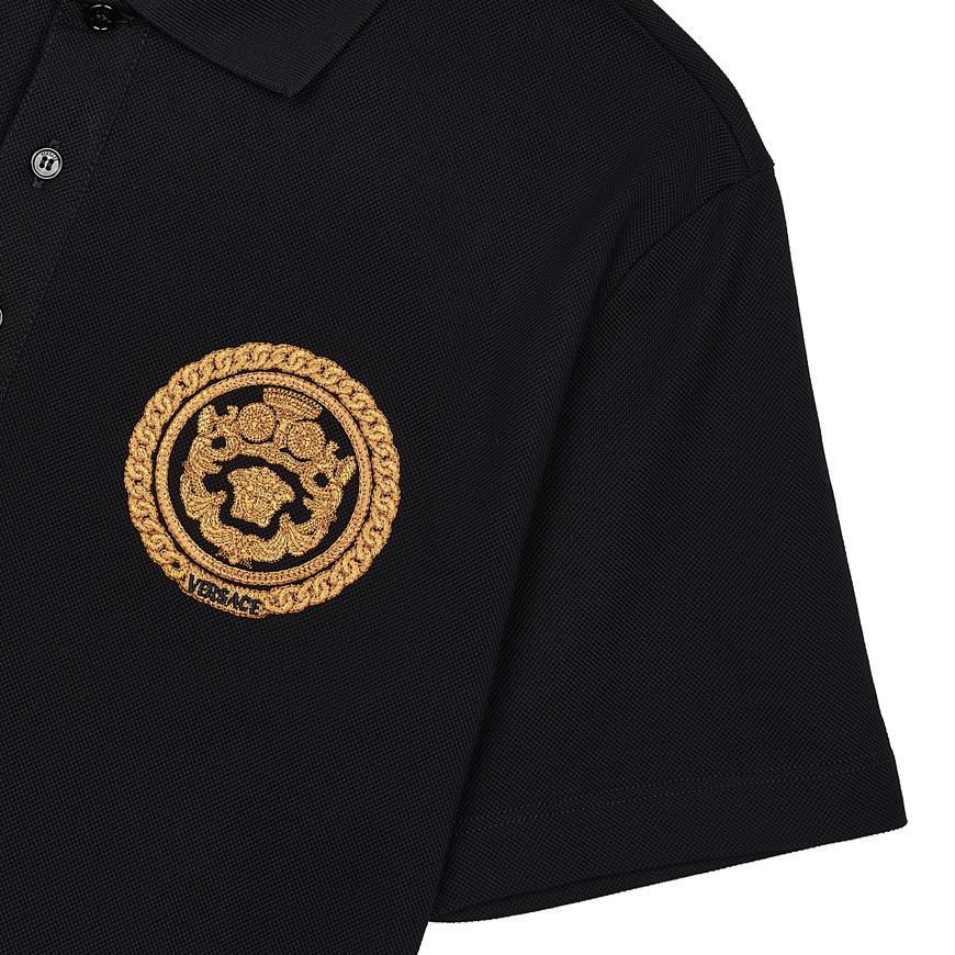 Versace Men’s Chain Crest T-Shirt 1013906 1A13413 1B000