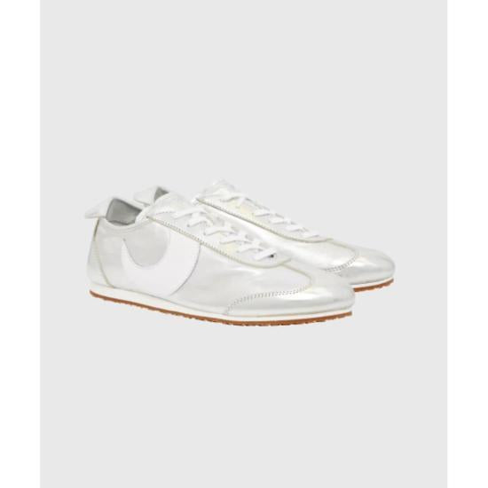 Marine Serre Black White Casual Sneakers MRSW252PSSN100SV MT10 SILVER DOM