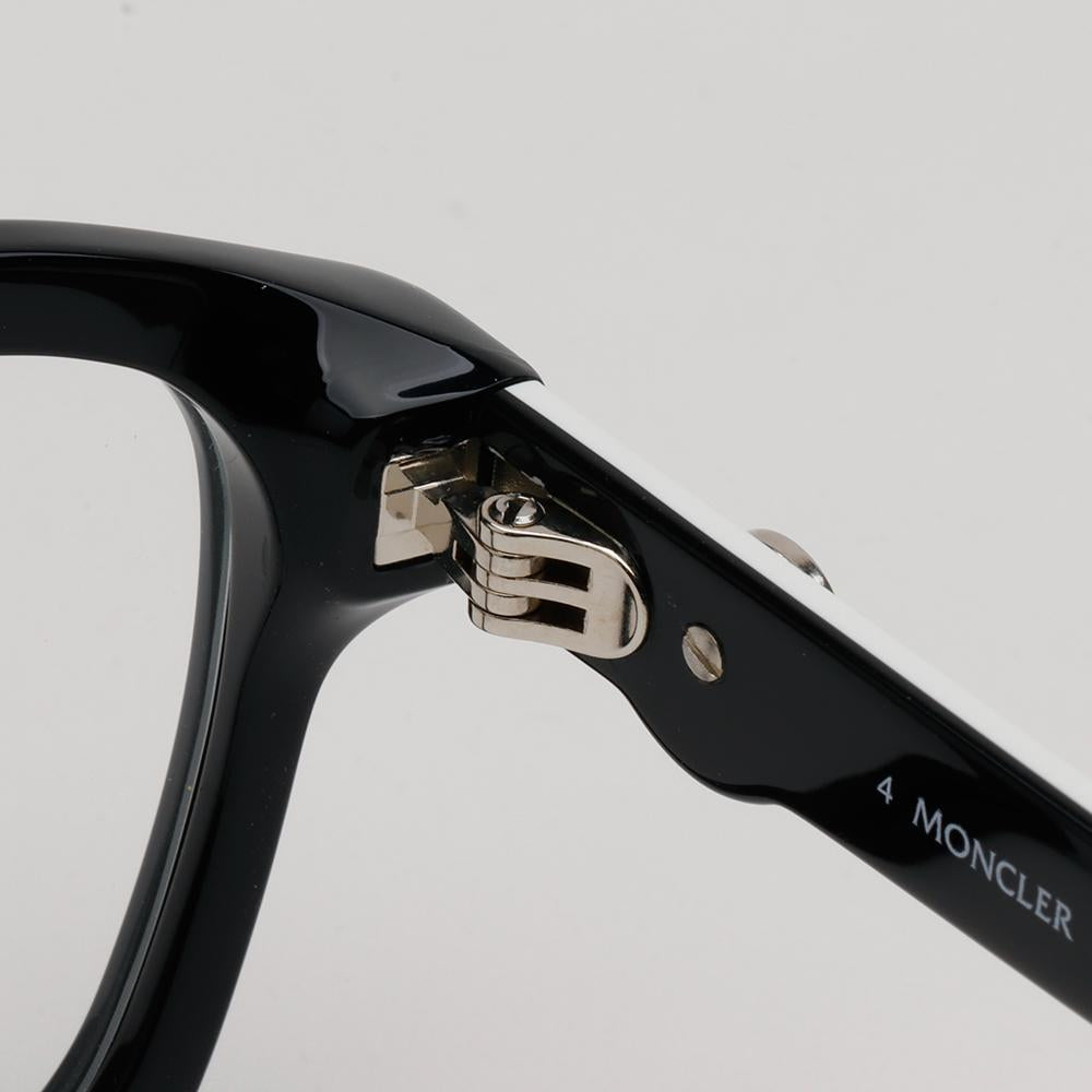 Moncler Black Acetate Square Unisex Eyeglass Frames ML5181 001