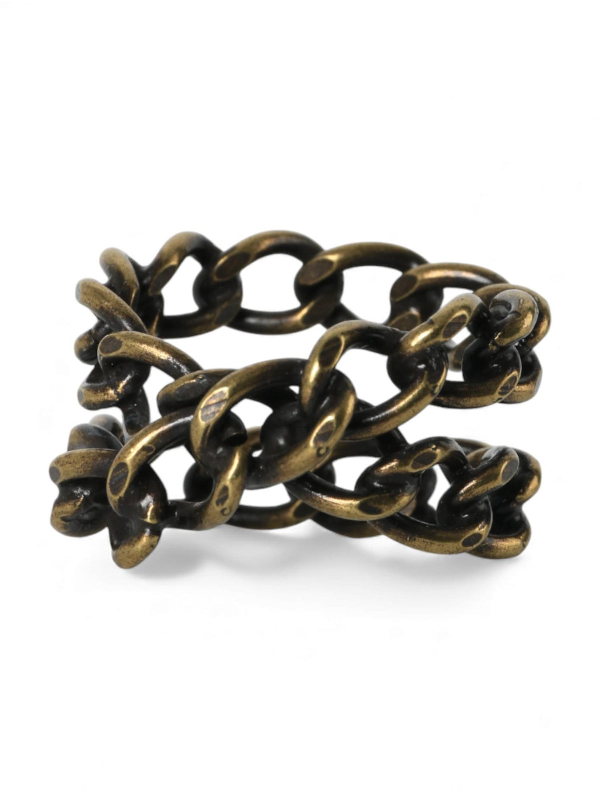 Dries Van Noten Double Chain Ring Unisex Jewelry 242018239061913