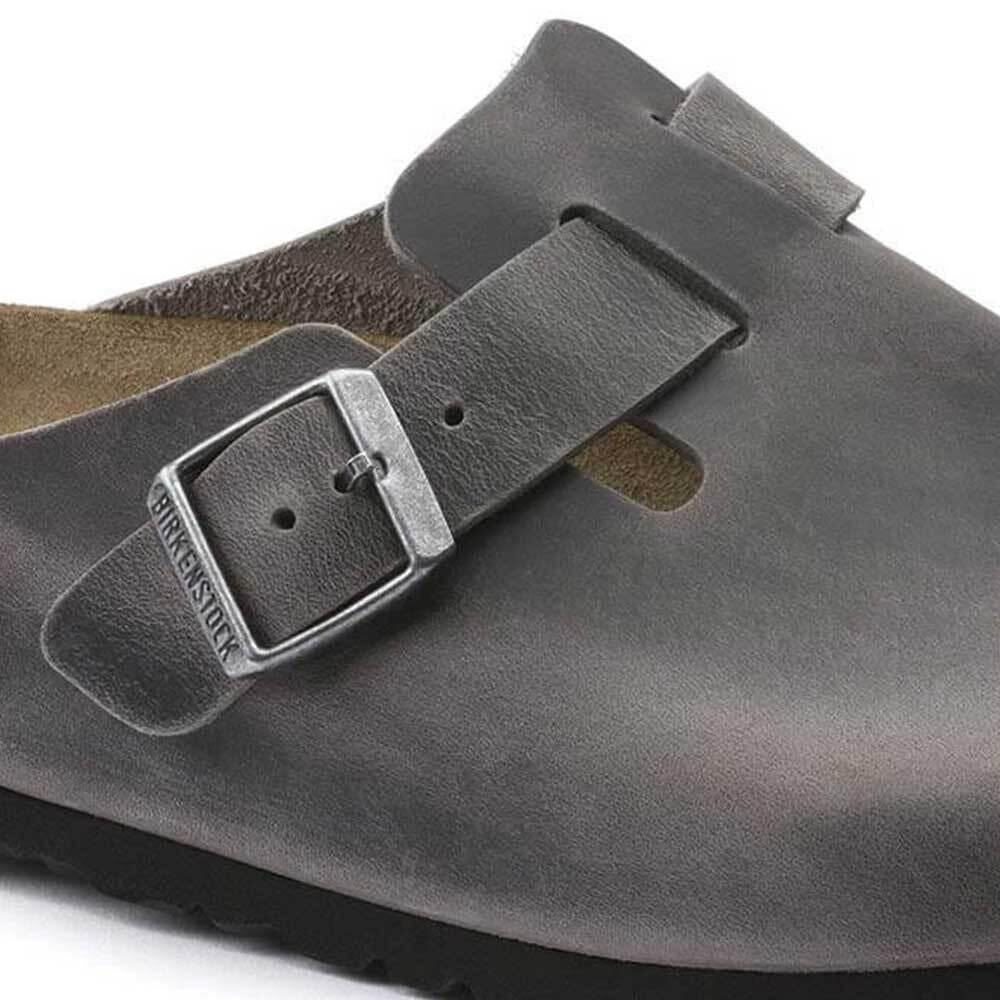 Birkenstock Boston BS Clog Sandals Iron Gray