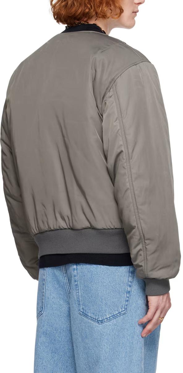 Dries Van Noten Gray Velmonte Bomber Jacket 242 020527 9196 802