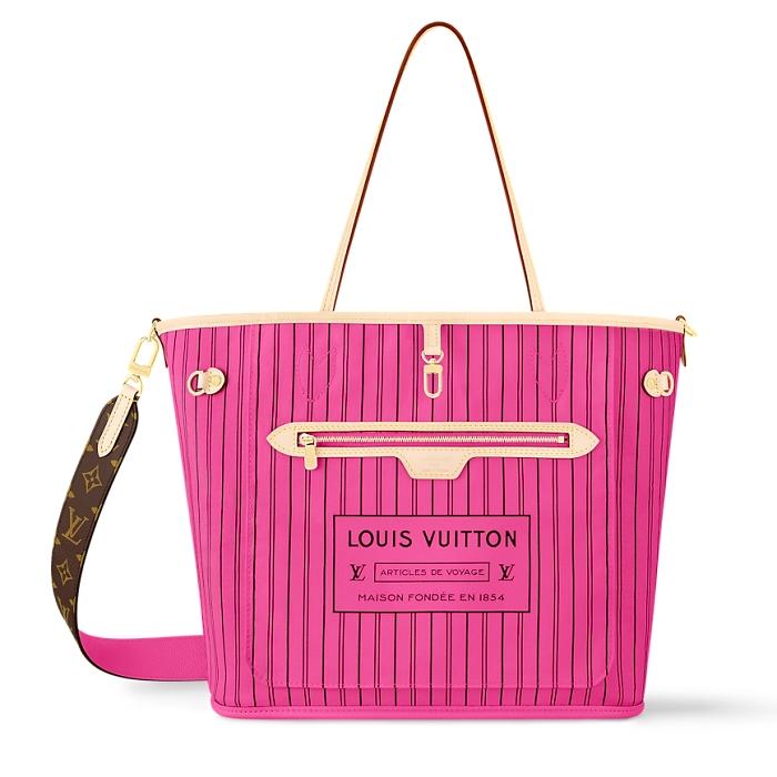Louis Vuitton Neverfull Bandouliere Inside Out MM Shoulder Bag M12257