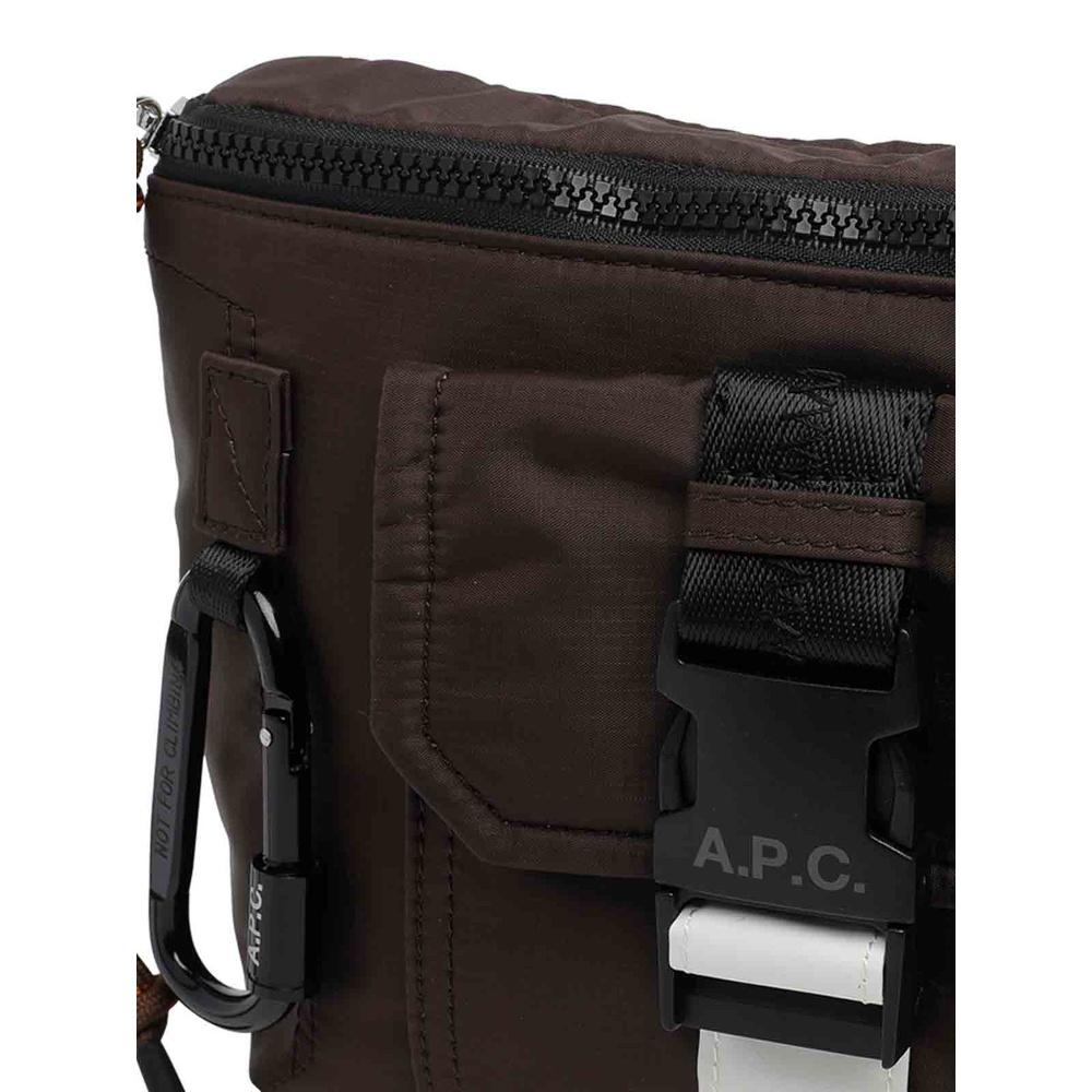 A.P.C. Trek Nylon Waist Bag Hip Pack Black
