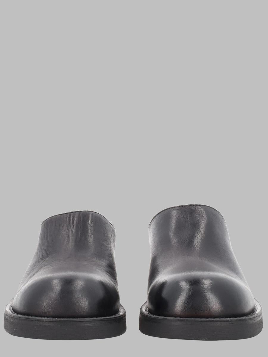 Maison Margiela Black Leather Espadrille Loafers