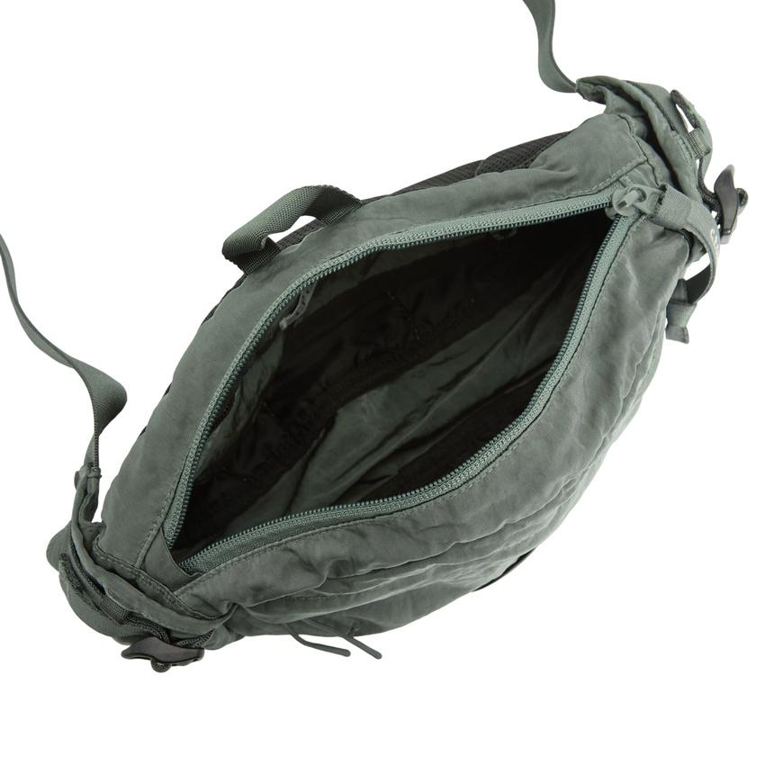 CP Company Unisex Nylon Waist Bag Crossbody Gray