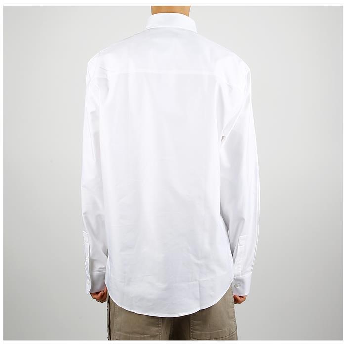 Maison Kitsune Contour Fox Head Casual Button-Down Long Sleeve Shirt