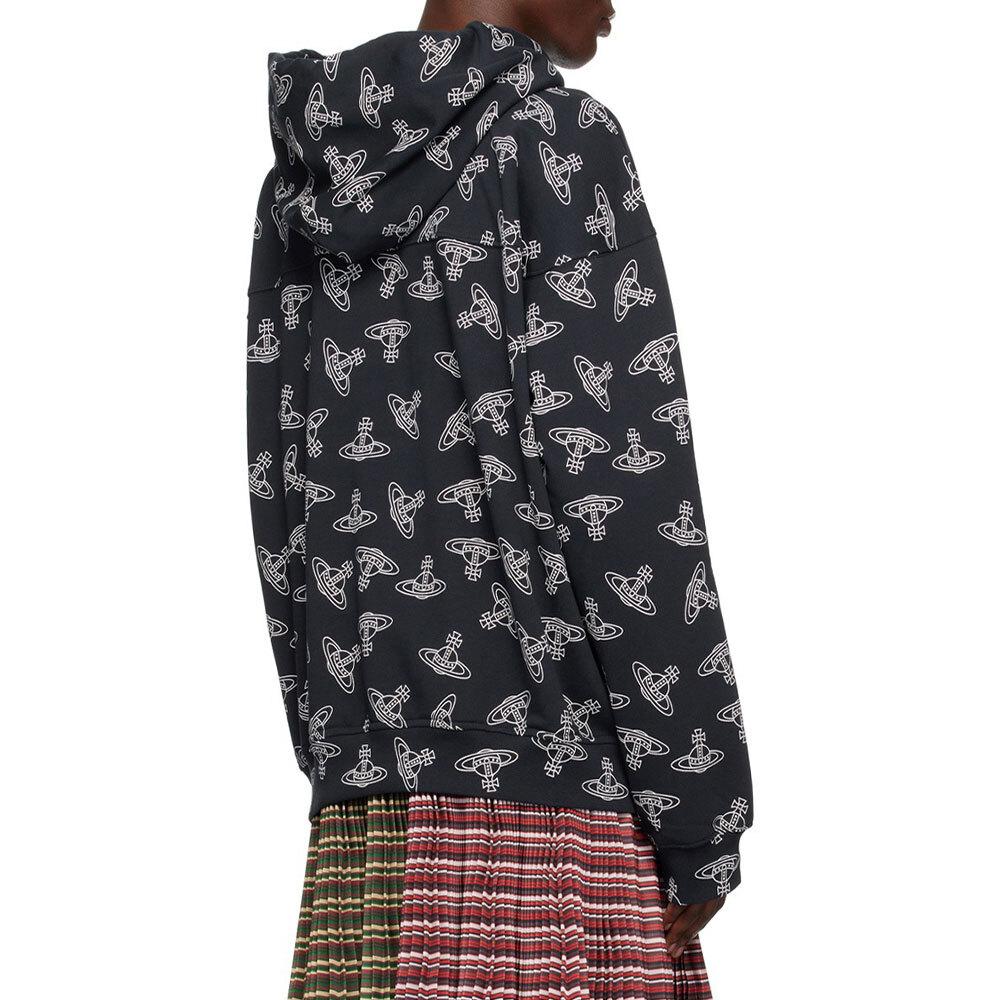 Vivienne Westwood Unisex Fresh Logo Hooded Sweatshirt Hoodie 3I01000N J0079 K303