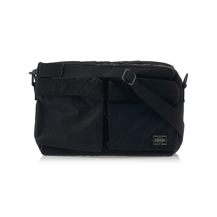 PORTER Force Shoulder Bag S Black Nylon Crossbody Unisex