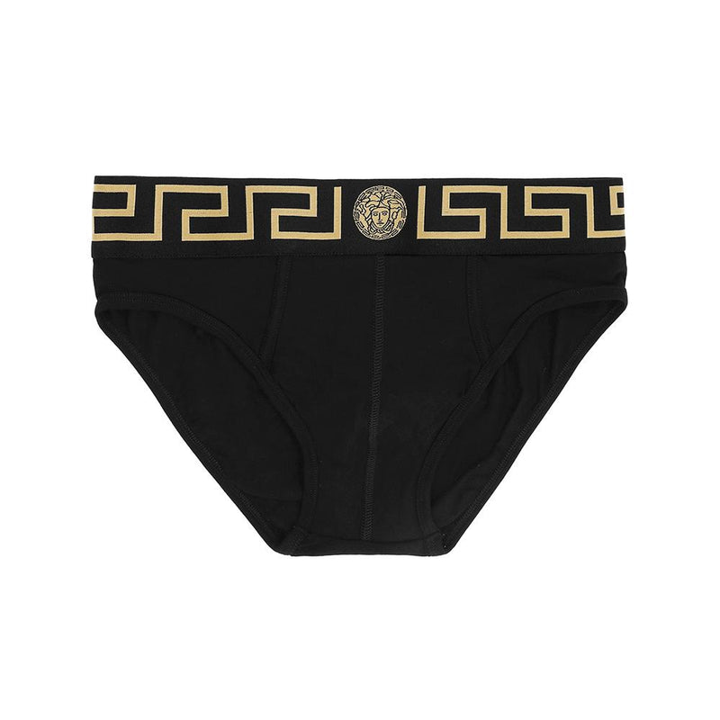 Versace Men’s Underwear Boxer Briefs Cotton Stretch AU10027 1A10011 A80G