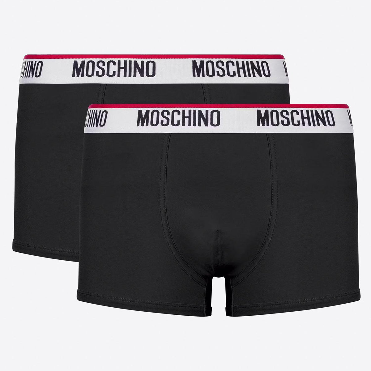 Moschino Black Cotton Men’s Boxer Briefs 2-Pack Underwear Set