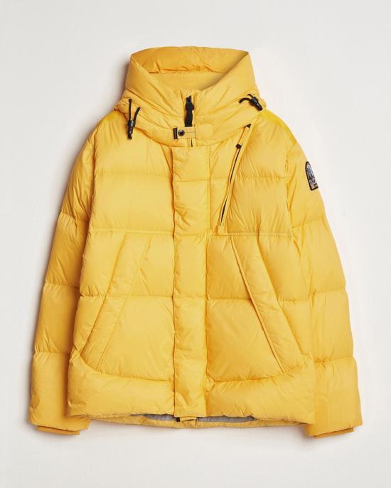 Parajumpers Short Down Puffer Jacket Women 24FW PMPUPP01519 YELLOW DOM
