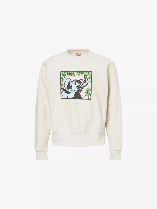 KENZO Long Sleeve Sweatshirt for Men FF55SW2604MF93 DOM