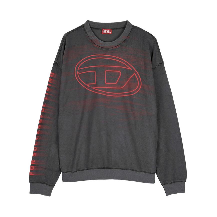 DIESEL Men’s SBoxTT1 Sweatshirt A18654 0AGCB 9AW