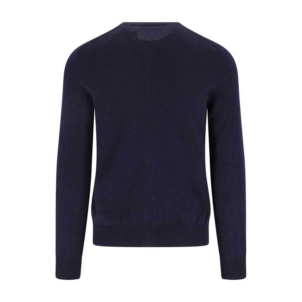 Comme des Garcons Navy Unisex Cardigan Gold Heart Knit