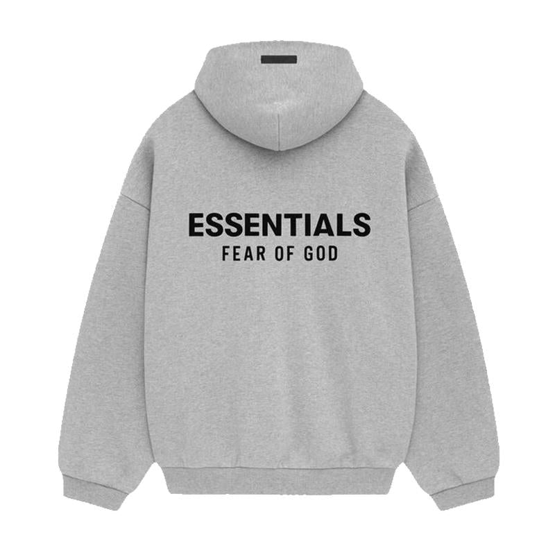 Fear of God Essentials Fleece Back Logo Hoodie Black