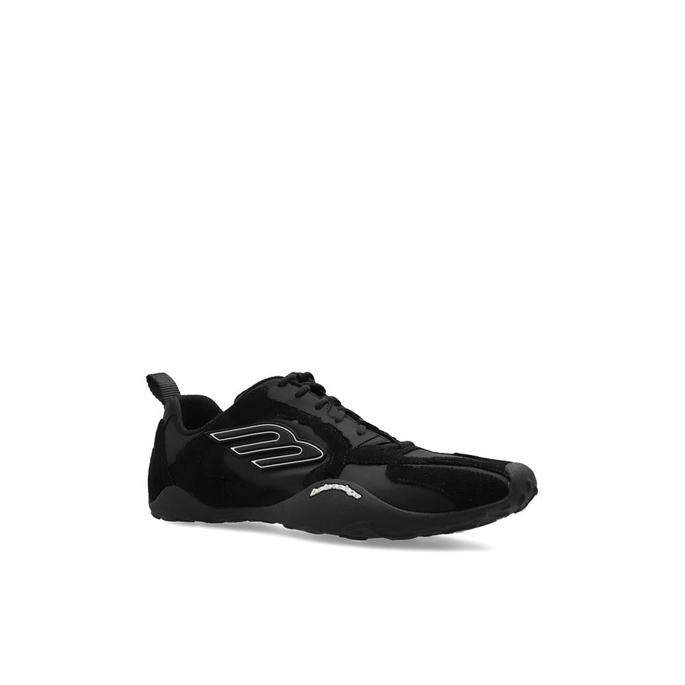 BALENCIAGA Monday Ultra Men’s Low-Top Sneakers Black Leather