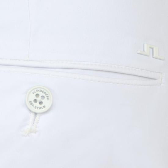 J LINDEBERG Straight Classic Pants for Men GMPA15762U029 MOONBEAM DOM