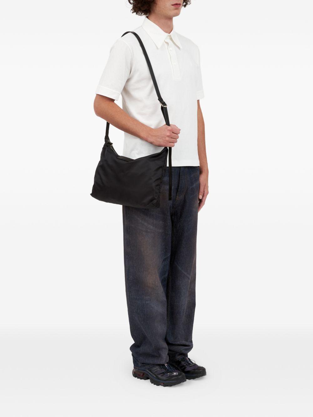 Maison Margiela Black Leather Shoulder Bag