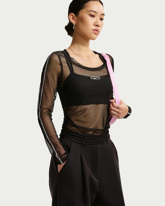 Nike Long Sleeve Sweatshirt Top for Women IM8406 010 DOM