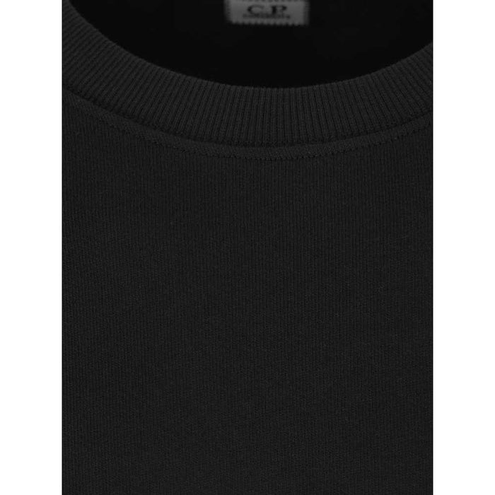 CP Company Lens Patch Black Sweatshirt Unisex