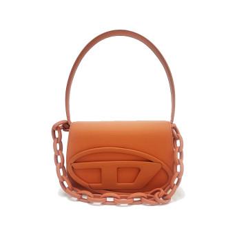 DIESEL Orange Leather 1DR Shoulder Bag