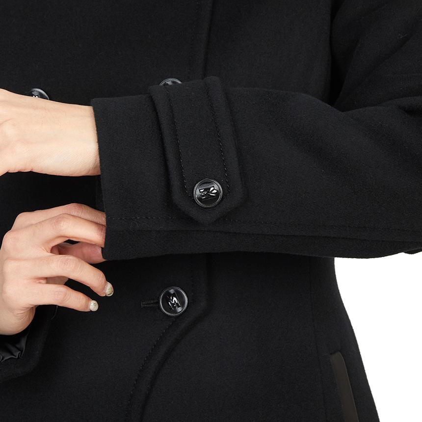 Mackage Elodie R Black Wool Coat for Women