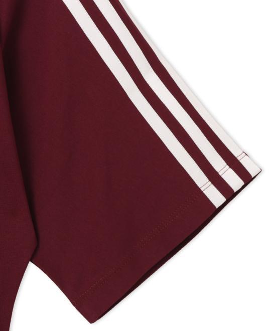 Adidas Short Sleeve T-Shirt for Women KY5092 Maroon DOM