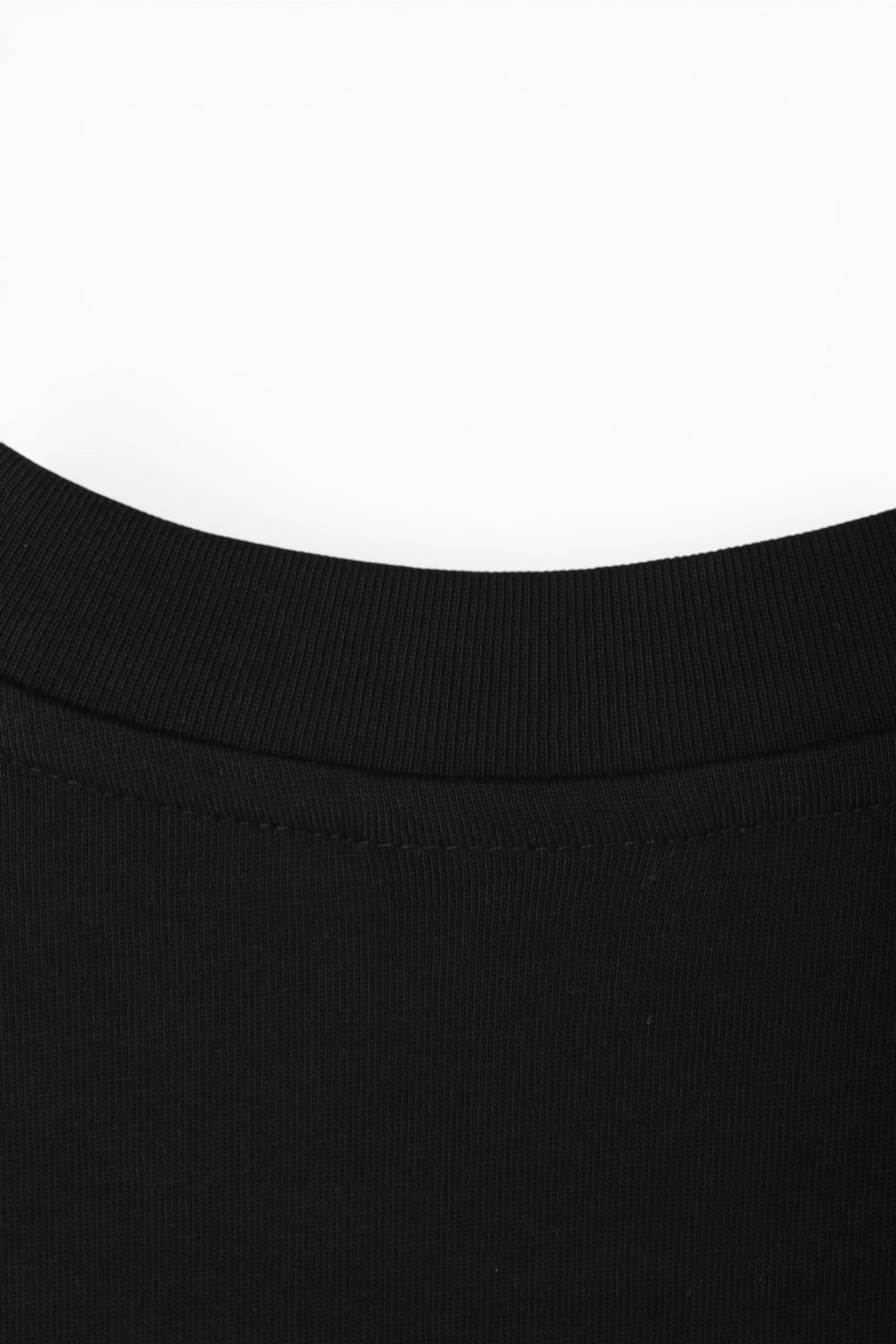 Dries Van Noten Black HEGRAD Embroidered Print Long Sleeve T-Shirt