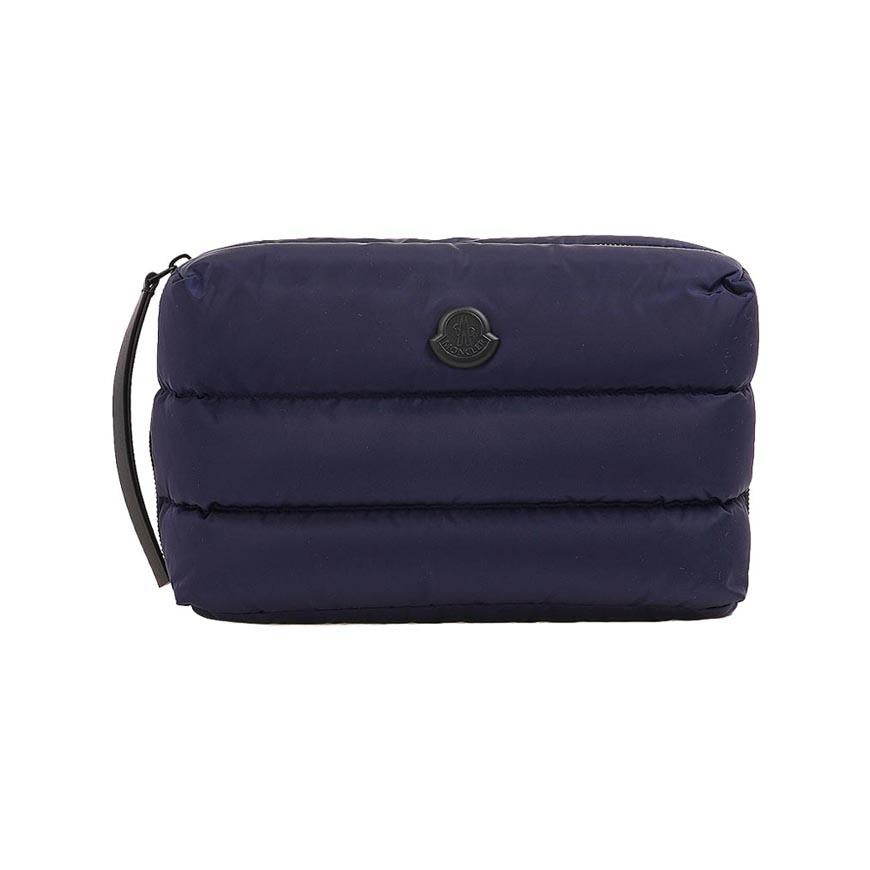 Moncler Karadoc Beauty Case Pouch for Women Navy