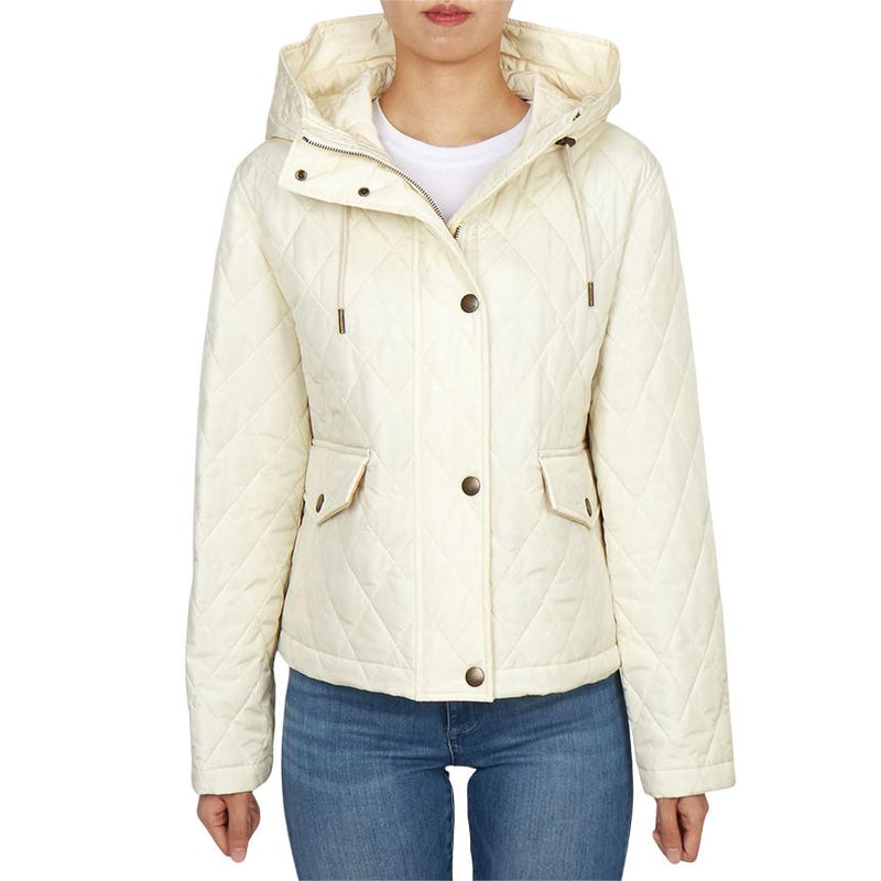 BURBERRY Pembroke Women’s Cropped Hooded Quilted Jacket