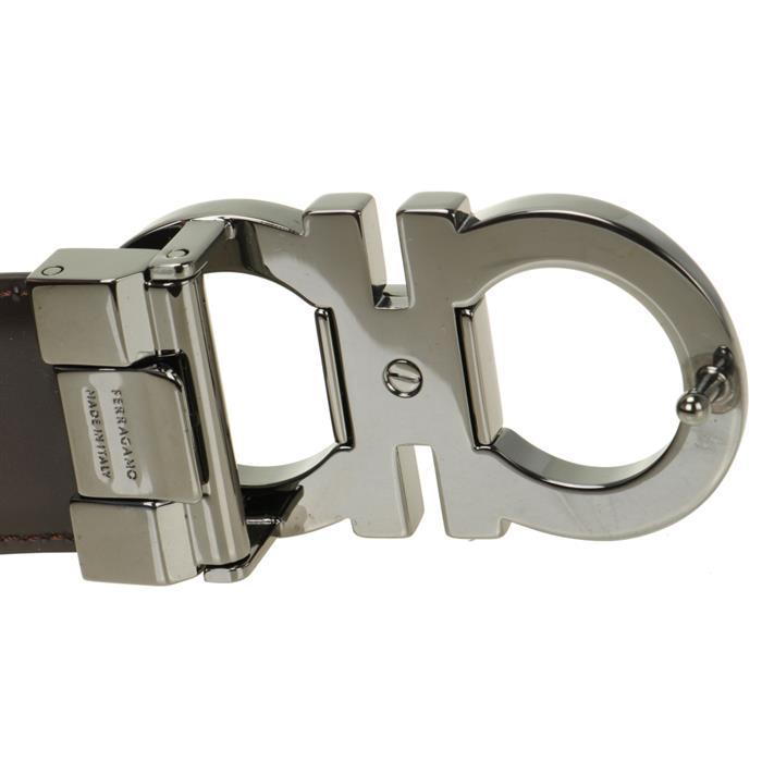 Ferragamo Reversible Gancini Leather Belt 67 9535 0778226