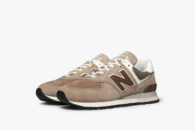 New Balance Women's Mushroom Sea Salt Low Top Sneakers U574KL2