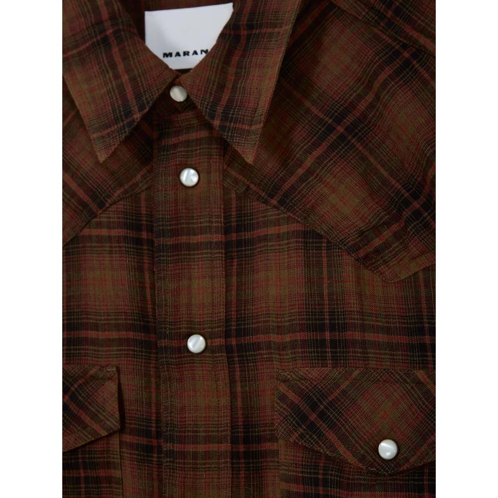 Isabel Marant Panema Men’s Check Long Sleeve Shirt