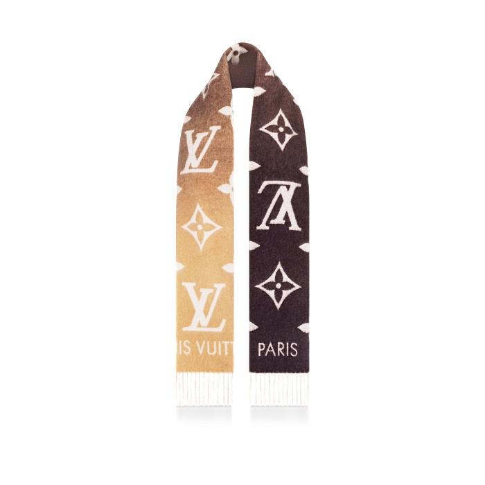 Louis Vuitton Reykjavik Gradient Scarf Beige M73675