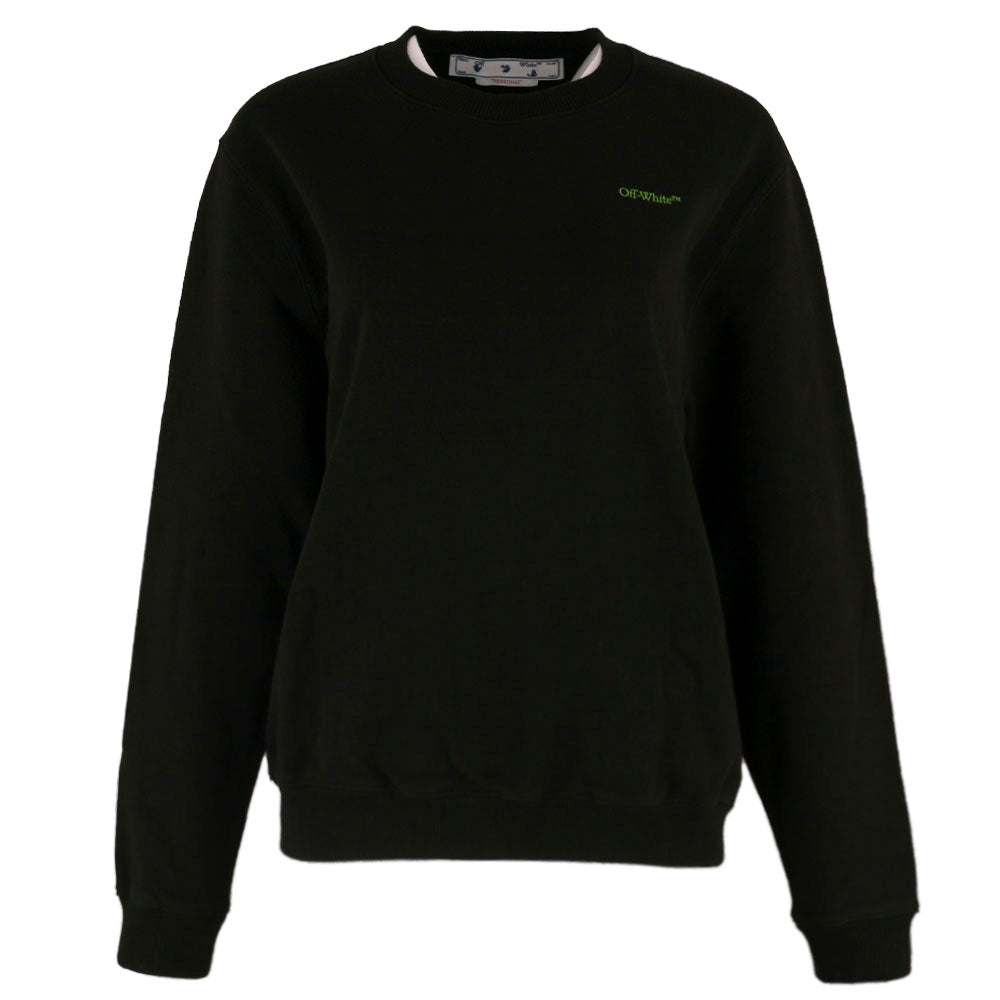 OFF WHITE Women's Loose Fit Crewneck Sweatshirt OWBA055S22JER004 1084