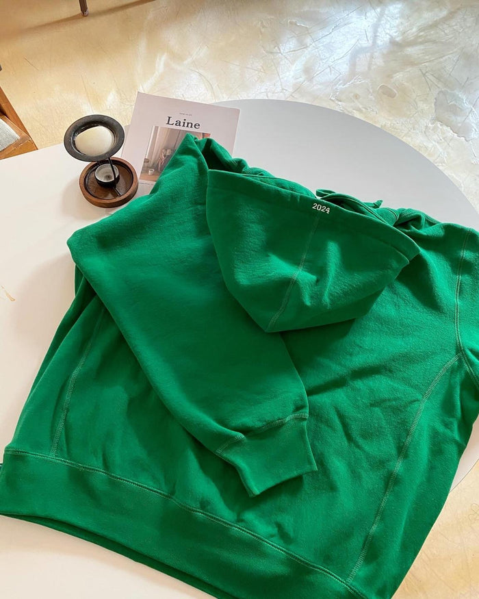 Supreme Box Logo Hooded Sweatshirt Green Unisex
